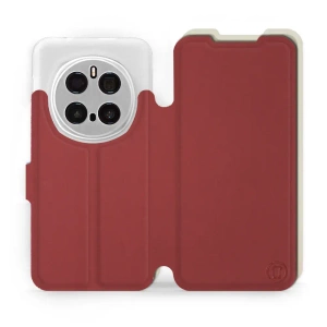 Phone Case Huawei Honor Magic7 Pro 5G - Design Dark Red with Platinum