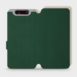 Hülle für Samsung Galaxy A80 - Farbe Grün mit Platin