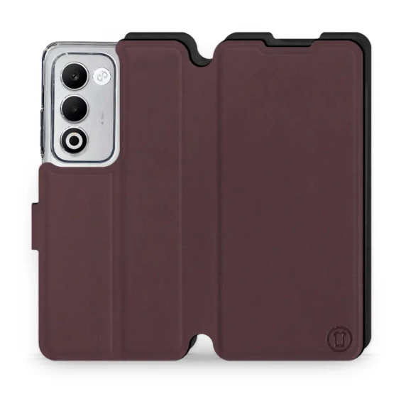 Phone Case OPPO A5 5G - Design Burgundy with Black