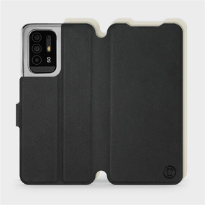 Hülle für OPPO Reno 5 Z - Farbe Schwarz mit Platin