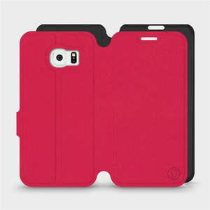 Phone Case Samsung Galaxy S6 Edge - Design Red with Black