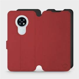 Phone Case Nokia 6.2 - Design Dark Red with Black