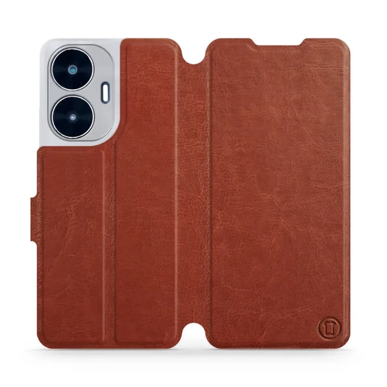 Etui do Realme C55 - wzór Brown&Gray