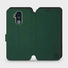 Etui Soft Touch do Huawei Mate 20 Lite - wzór Miejska zieleń z czernią