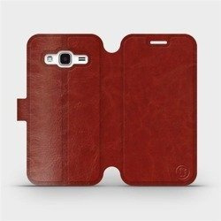 Phone Case Samsung Galaxy J3 2016 - Design Brown&Gray