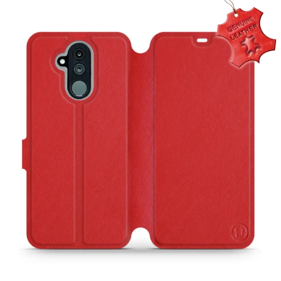 Phone Case Huawei Mate 20 Lite - Design Red Leather
