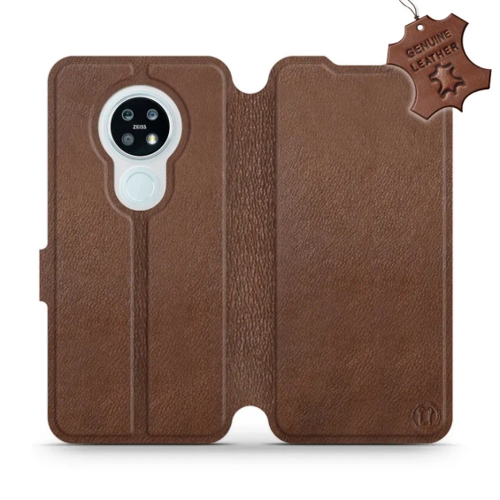 Phone Case Nokia 6.2 - Design Brown Leather