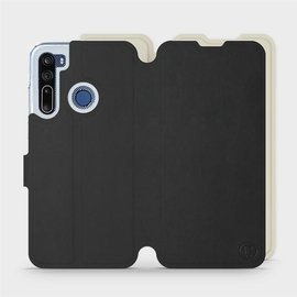 Phone Case HTC Desire 20 Pro - Design Black with Platinum