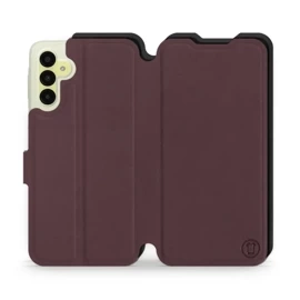 Phone Case Samsung Galaxy A15 5G - Design Burgundy with Black