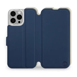 Phone Case Apple iPhone 16 Pro Max - Design Navy with Platinum