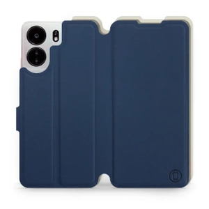 Phone Case Xiaomi POCO C65 - Design Navy with Platinum
