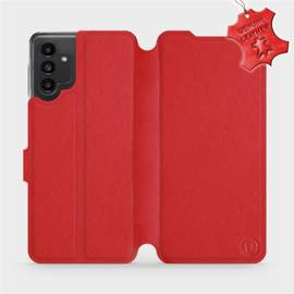 Phone Case Samsung Galaxy A13 5G - Design Red Leather