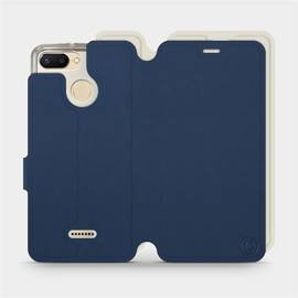 Phone Case Xiaomi Redmi 6 - Design Navy with Platinum