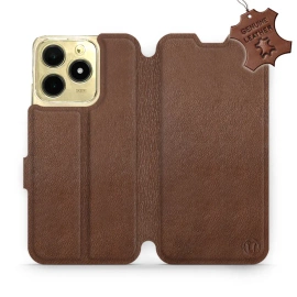 Phone Case Realme C61 - Design Brown Leather