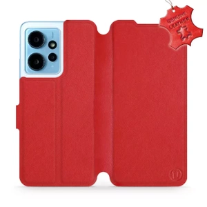Hülle für Xiaomi Redmi Note 12 4G - Farbe Red Leather