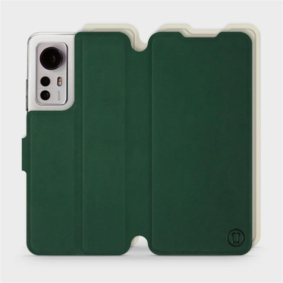 Phone Case Xiaomi 12 - Design Green with Platinum