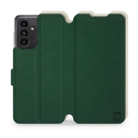 Phone Case Samsung Galaxy A13 5G - Design Green with Platinum