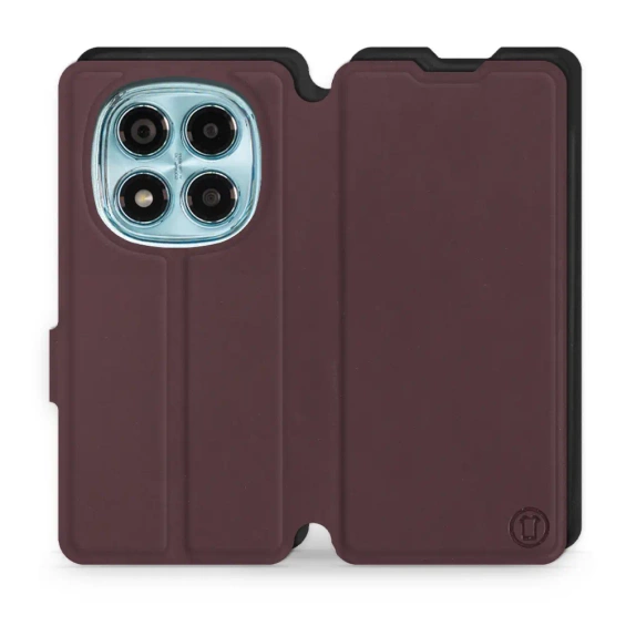 Phone Case Xiaomi Redmi Note 14 Pro 4G - Design Burgundy with Black
