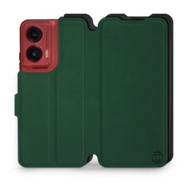 Phone Case Motorola Moto G35 5G - Design Green with Black
