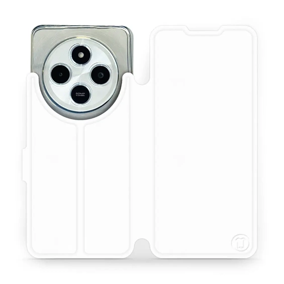 Phone Case Xiaomi Redmi 14C - Design White&Orange