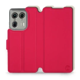 Phone Case Motorola Edge 50 Ultra - Design Red with Platinum