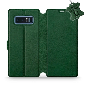 Phone Case Samsung Galaxy Note 8 - Design Green Leather
