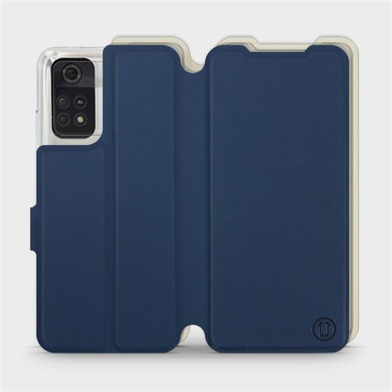 Phone Case Xiaomi POCO M4 Pro 4G - Design Navy with Platinum