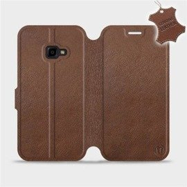 Phone Case Samsung Galaxy Xcover 4 - Design Brown Leather