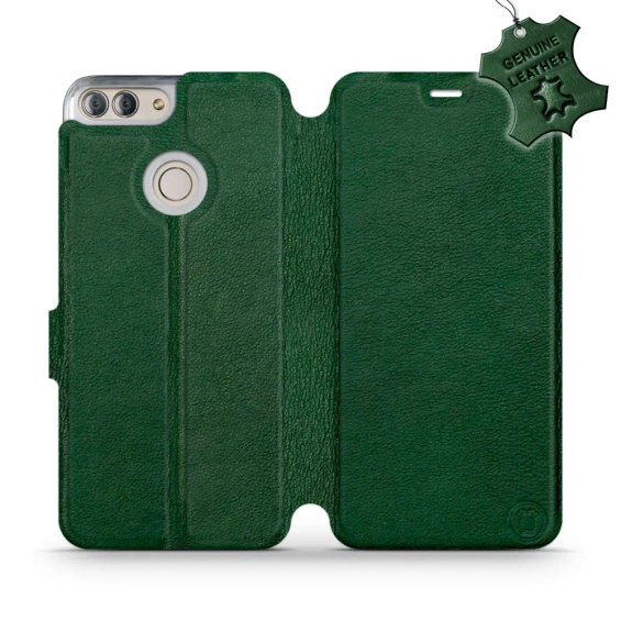 Phone Case Huawei P Smart - Design Green Leather