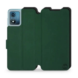 Phone Case Motorola Moto E13 - Design Green with Black