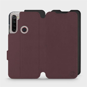 Phone Case Xiaomi Redmi Note 8 - Design Burgundy with Black