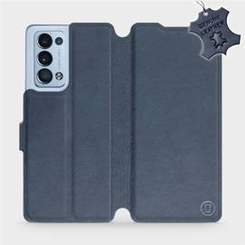 Phone Case OPPO Reno 6 Pro 5G - Design Blue Leather
