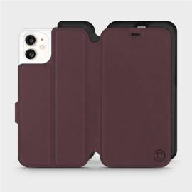 Phone Case Apple iPhone 11 - Design Burgundy with Black