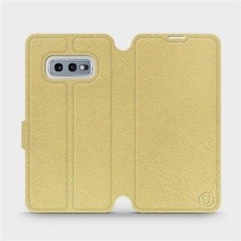 Phone Case Samsung Galaxy S10e - Design Gold&Orange