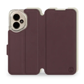 Phone Case Huawei Honor 400 - Design Burgundy with Platinum