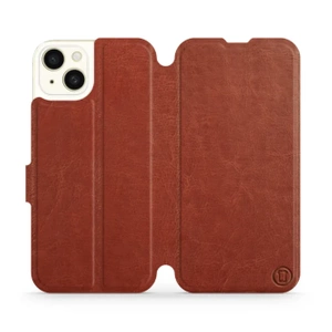 Phone Case Apple iPhone 15 Plus - Design Brown&Orange