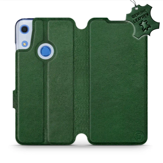 Phone Case Huawei Y6S - Design Green Leather