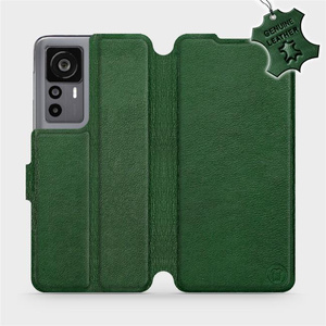 Hülle für Xiaomi 12T Pro - Farbe Green Leather
