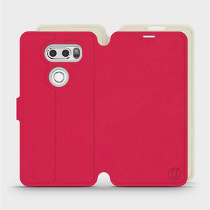 Phone Case LG V30 - Design Red with Platinum