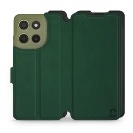 Phone Case Motorola Moto G15 - Design Green with Black