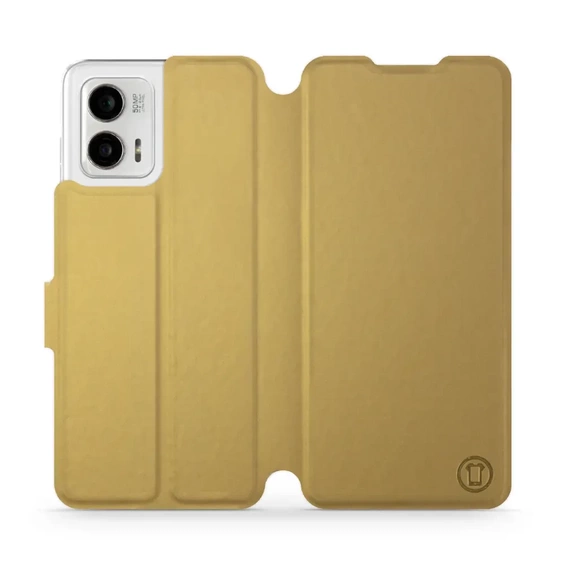 Hülle für Motorola Moto G73 5G - Farbe Gold&Orange