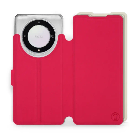 Phone Case Huawei Honor Magic5 Lite 5G - Design Red with Platinum