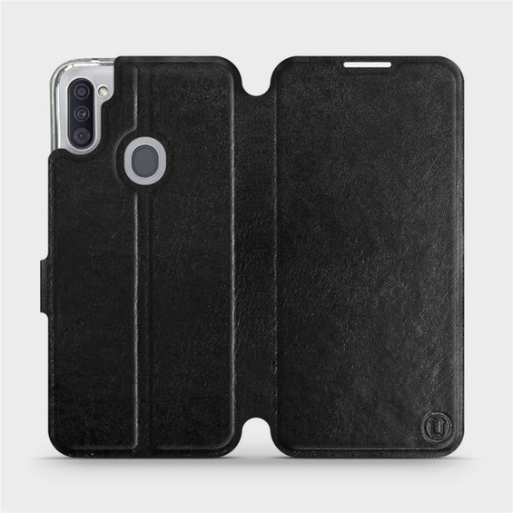 Etui do Samsung Galaxy M11 - wzór Black&Orange