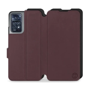 Etui Soft Touch do Xiaomi Redmi Note 12 Pro 4G - wzór Matowy burgund z czernią