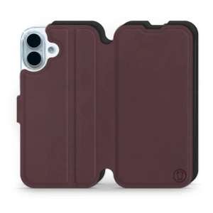 Phone Case Apple iPhone 17 - Design Burgundy with Black