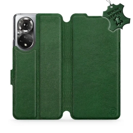Phone Case Huawei Honor 50 - Design Green Leather