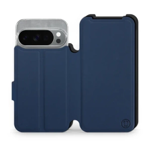 Etui Soft Touch do Google Pixel 10 Pro - wzór Głęboki granat z czernią