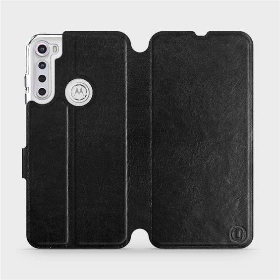 Phone Case Motorola One Fusion Plus - Design Black&Orange