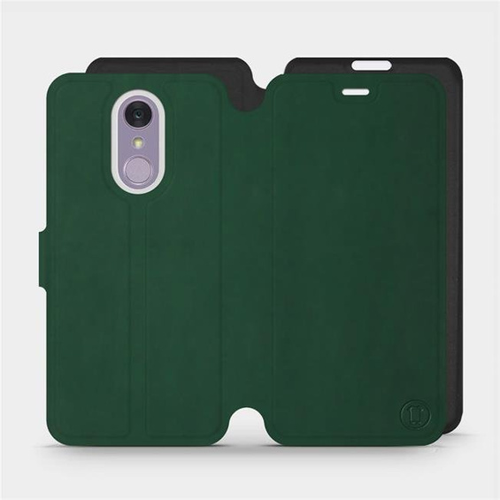Phone Case LG Q7 - Design Green with Black