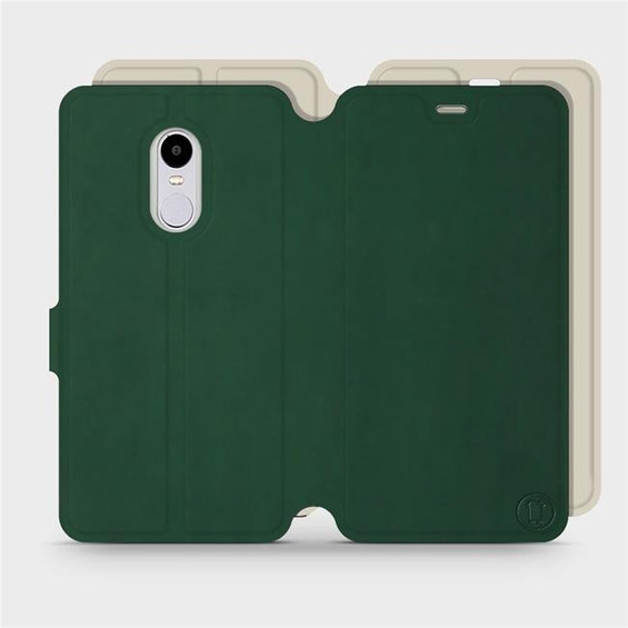 Phone Case Xiaomi Redmi Note 4 - Design Green with Platinum